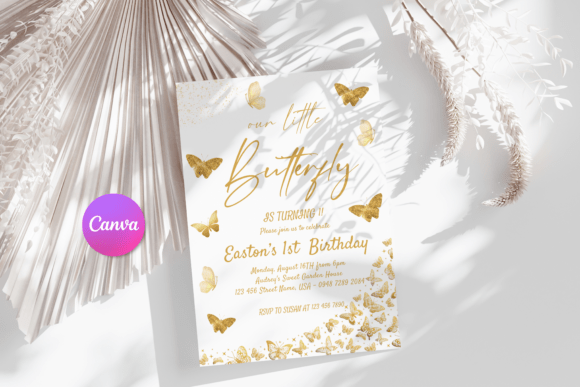 birthday invitation butterfly theme printable editable
