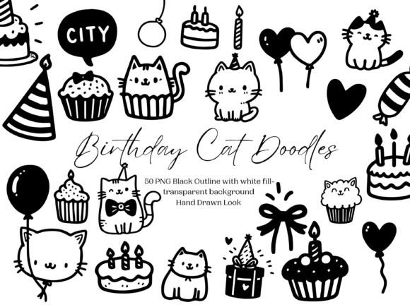 happy birthday template black and white printable editable