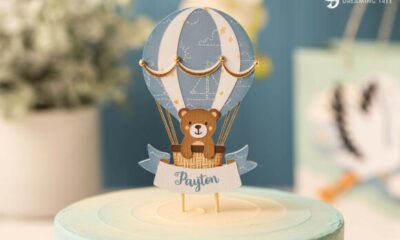 3d cake topper shaker svg design printable editable 1