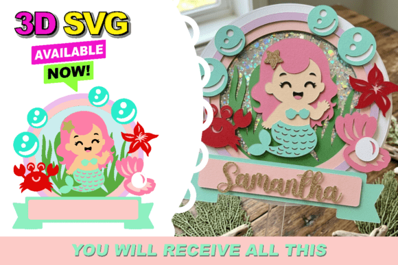 3d cake topper shaker svg design printable editable 15