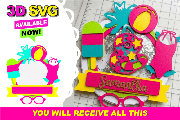 3d cake topper shaker svg design printable editable 19