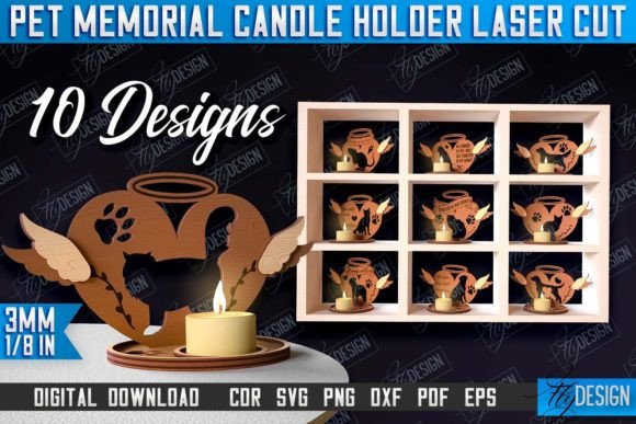 laser cut birthday candle holder svg printable editable 6