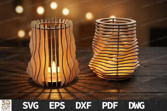 laser cut birthday candle holder svg printable editable 7