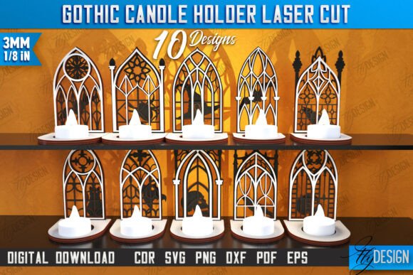 laser cut birthday candle holder svg printable editable 9