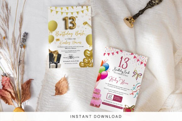 canva birthday card template printable editable