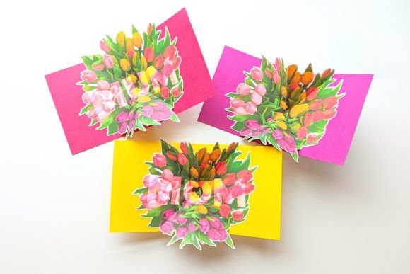 birthday pop up card for mom svg printable editable