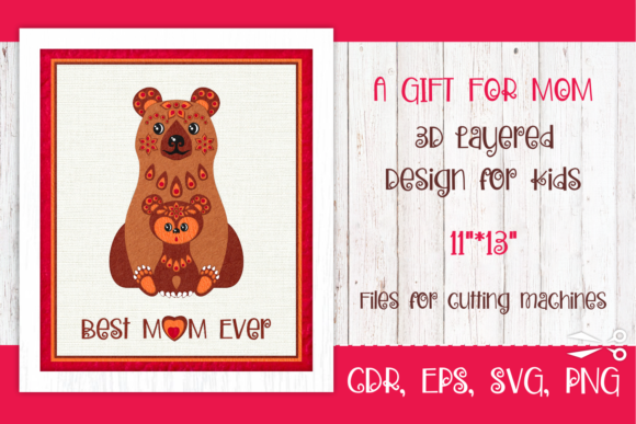 birthday pop up card for mom svg printable editable