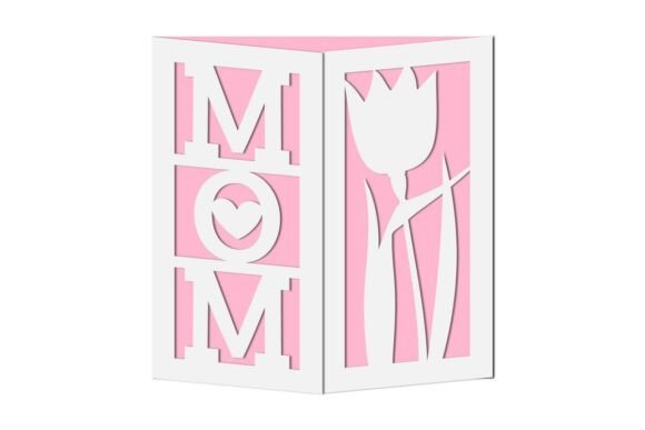 birthday pop up card for mom svg printable editable