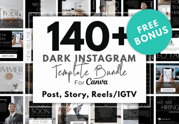 dark birthday aesthetic instagram template printable editable 1