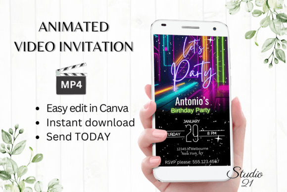 dark birthday aesthetic instagram template printable editable 4