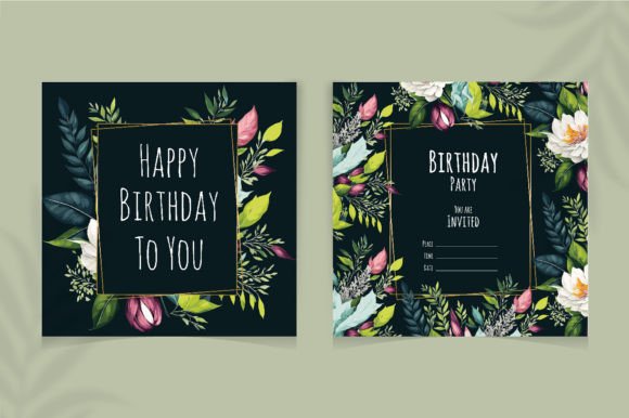 dark birthday aesthetic instagram template printable editable 9