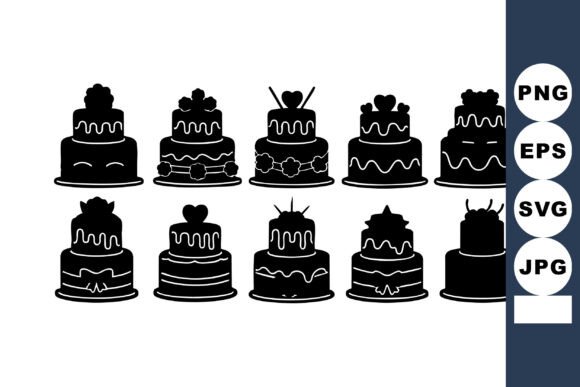 dark birthday cake aesthetic clipart printable editable 31