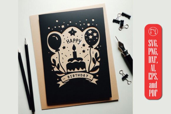dark birthday card printable editable 9