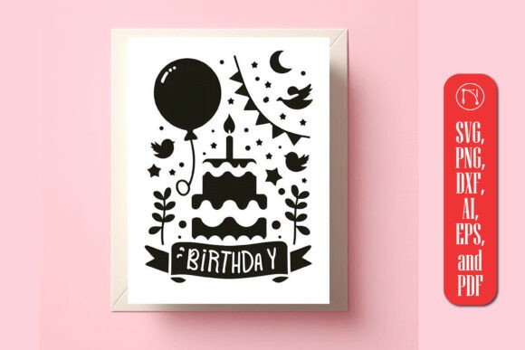 dark birthday card printable editable 12