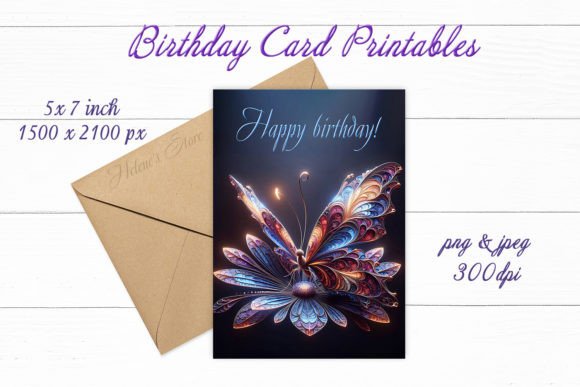 dark birthday card printable editable 14