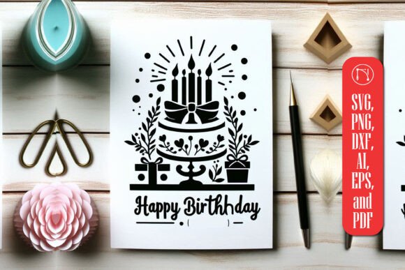 dark birthday card printable editable 16