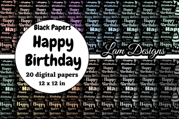 dark birthday card printable editable 18
