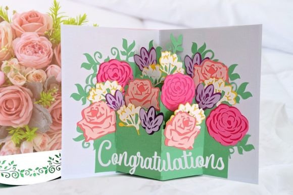 floral birthday card template printable editable