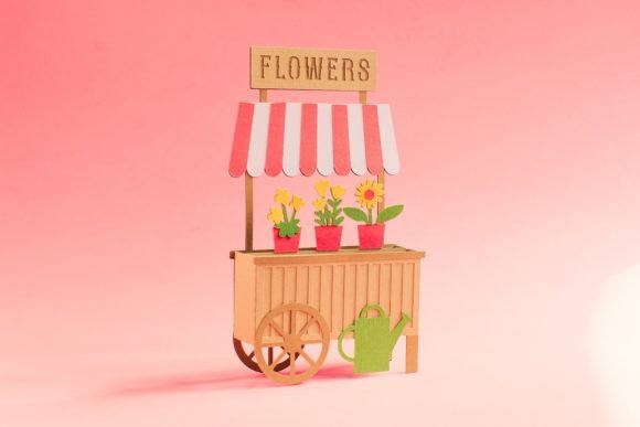 floral birthday card template printable editable