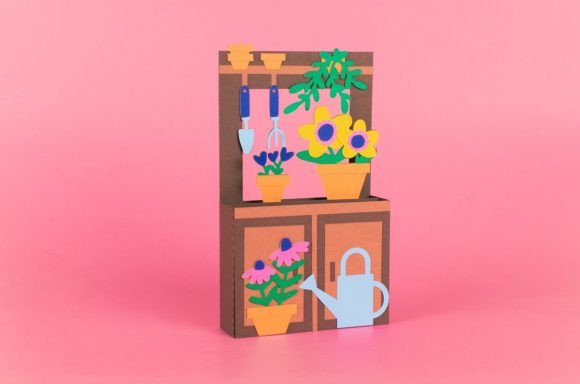 floral birthday card template printable editable