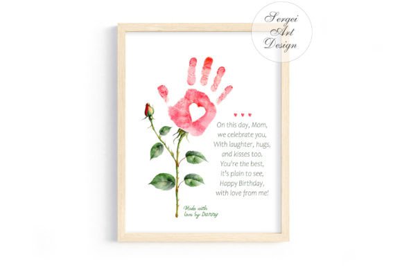 floral birthday card template printable editable