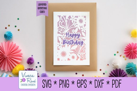 floral birthday card template printable editable