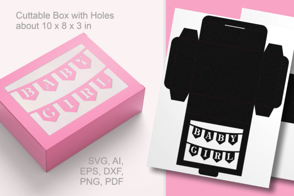birthday decoration ideas girl baby baby girl banner rectangular favor box printable editable