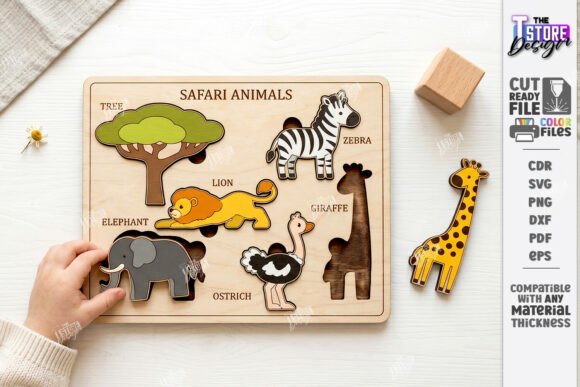 birthday decoration ideas girl baby wooden animal puzzle for kids laser cut 2 printable editable