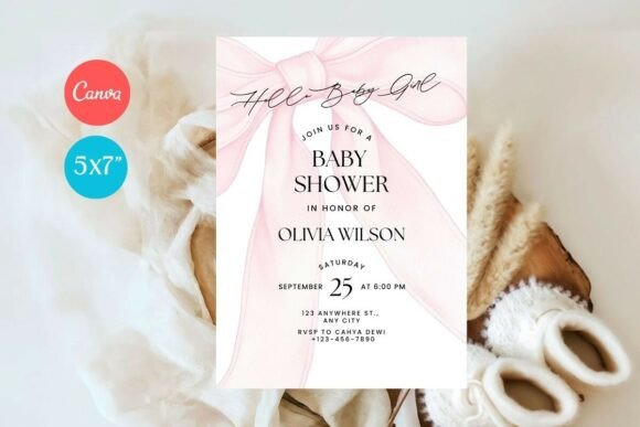 pink girl birthday invitation printable editable 9
