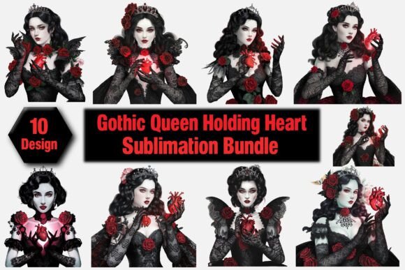 gothic birthday aesthetic clipart printable editable 24