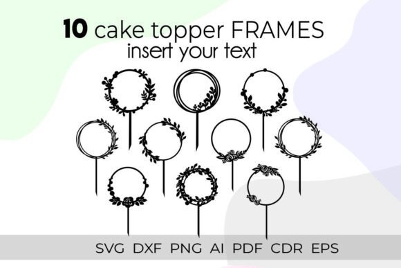 gothic birthday cake topper design printable editable 3