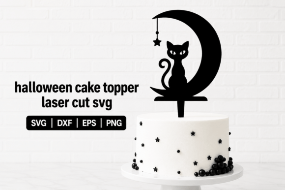 gothic birthday cake topper design printable editable 15