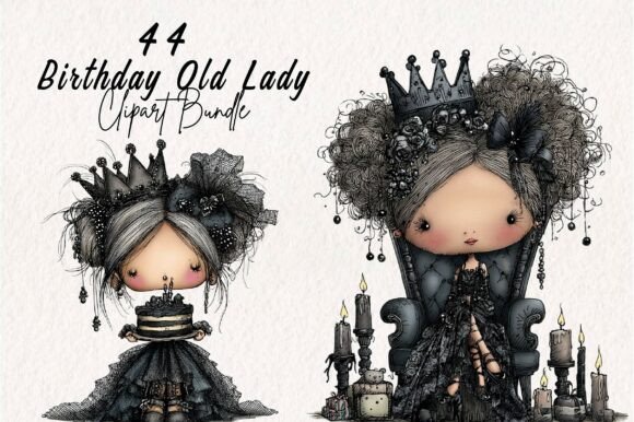 gothic birthday idea printable editable 16