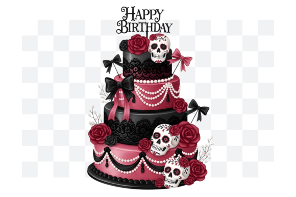 gothic birthday idea printable editable 21