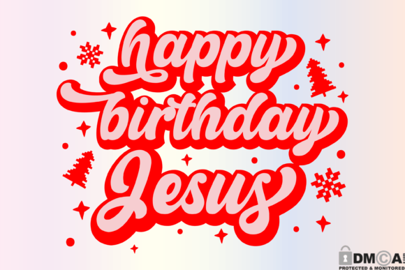 happy birthday jesus card svg printable editable
