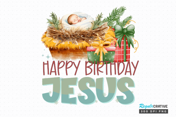 happy birthday jesus card svg printable editable
