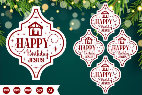 happy birthday jesus card svg printable editable
