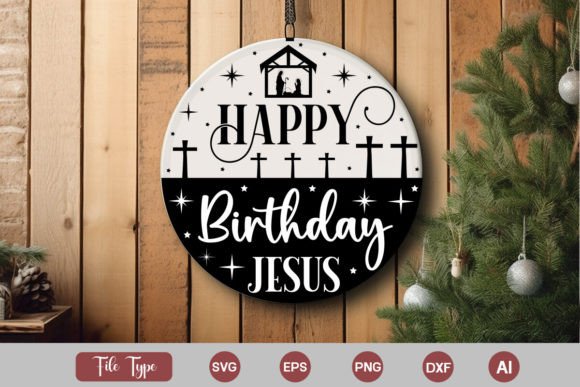 happy birthday jesus card svg printable editable