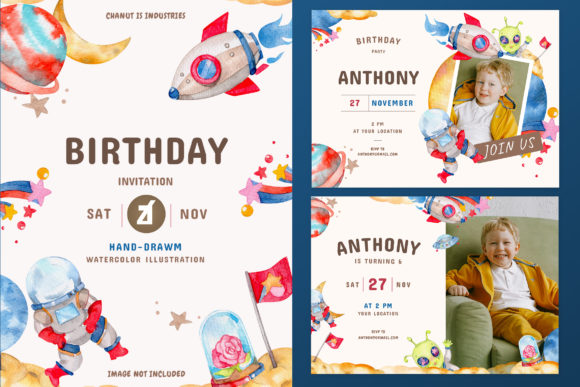 birthday invitation for kids printable editable