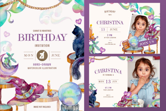 birthday invitation for kids printable editable
