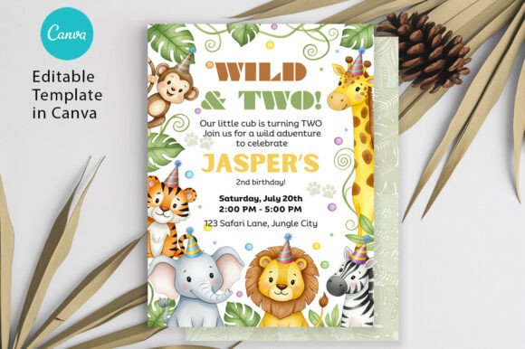 birthday invitation for kids printable editable