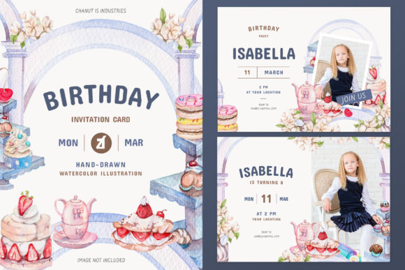 birthday invitation for kids printable editable