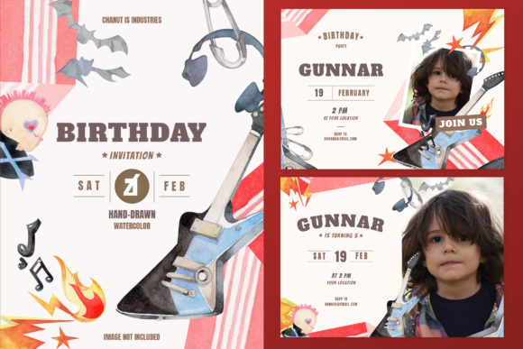 birthday invitation for kids printable editable