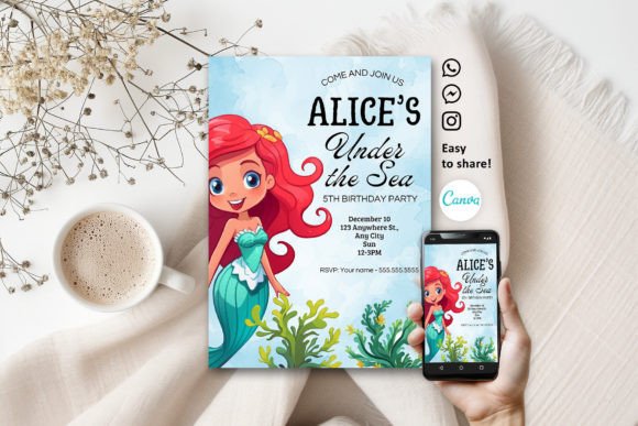 birthday invitation for kids printable editable
