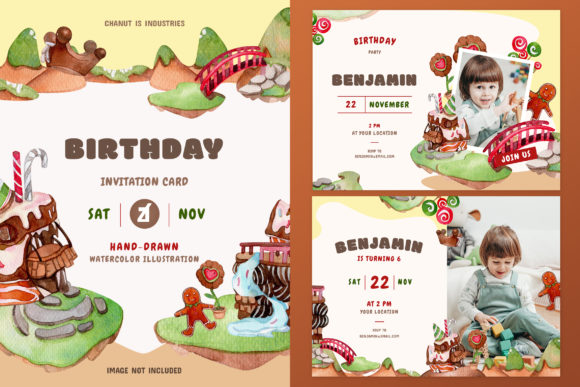 birthday invitation for kids printable editable