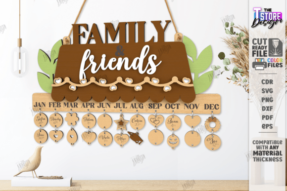 laser cut birthday wall decor design printable editable 21