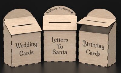 birthday laser cut box svg printable editable
