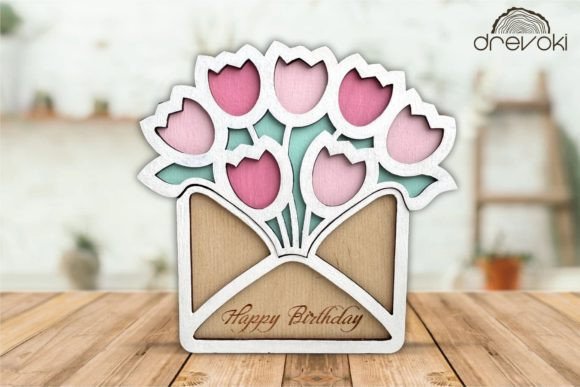 birthday laser cut box svg printable editable