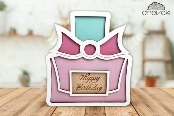 birthday laser cut box svg printable editable