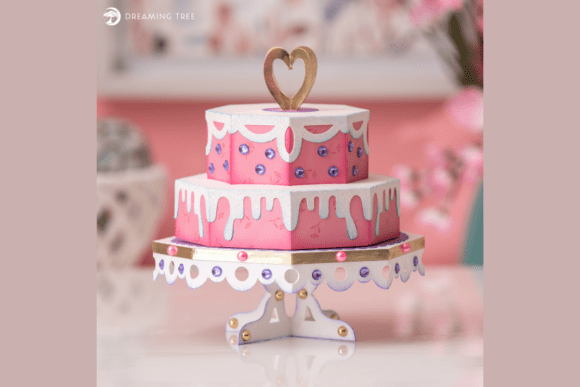 outdoor night birthday decoration pretty in pink treat box svg printable editable
